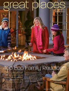 Organic Spa Magazine | Top Eco Family Reunions